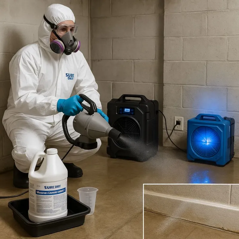 Sanitization and Odor Removal process in Croydon, PA